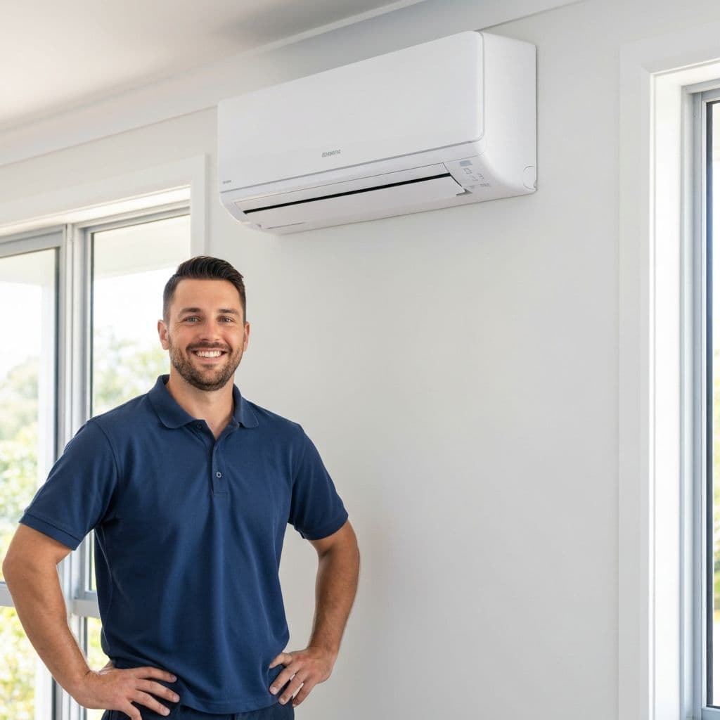 Professional HVAC technician